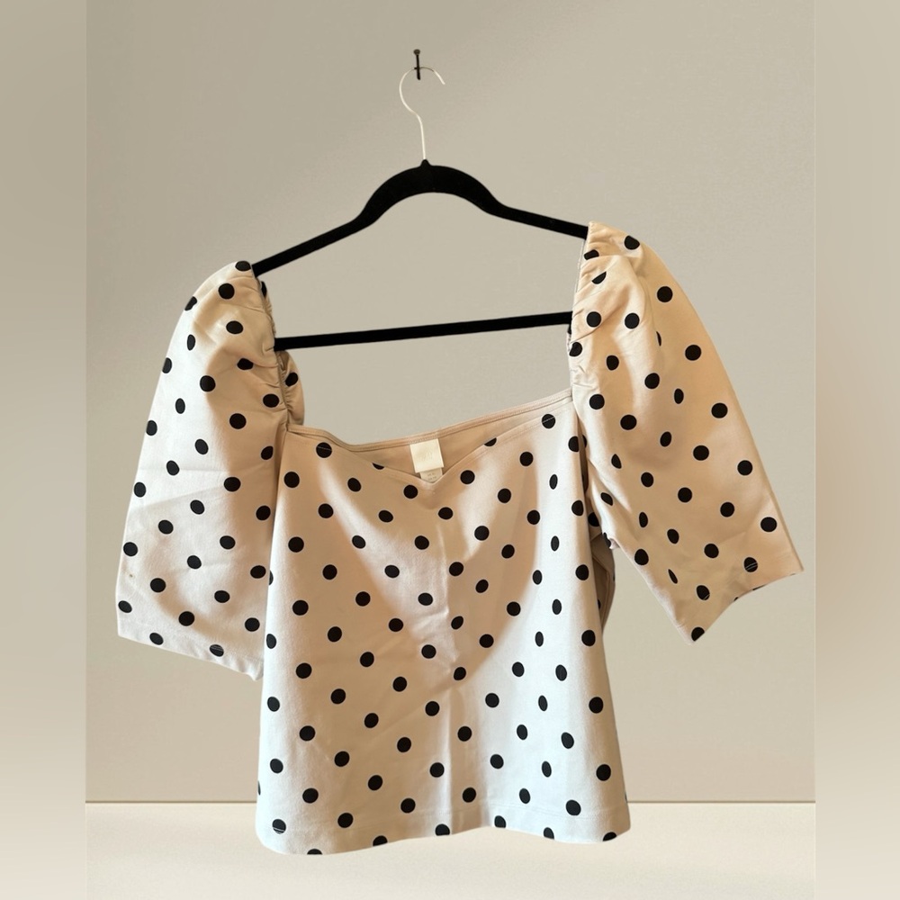 Vintage style Polka dot top